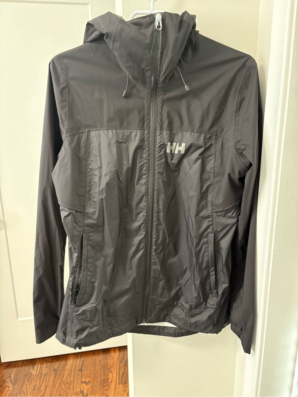 Helly Hansen Women’s Black Hooded Rain Jacket